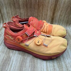 Altra Mont Blanc BOA Men's Size 15 Trail Running Shoes Orange Red AL0A7R6E456